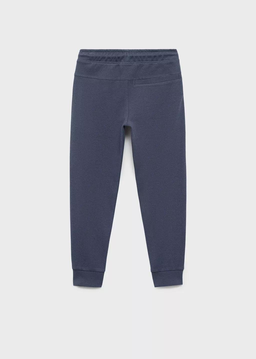 Blue Drawstring Jogger Trousers, Kids Boy, , large image number 1