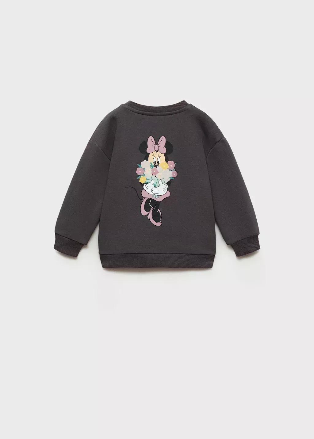 Grey Mickey Mouse Sweatshirt, Baby Girl, , large image number 1