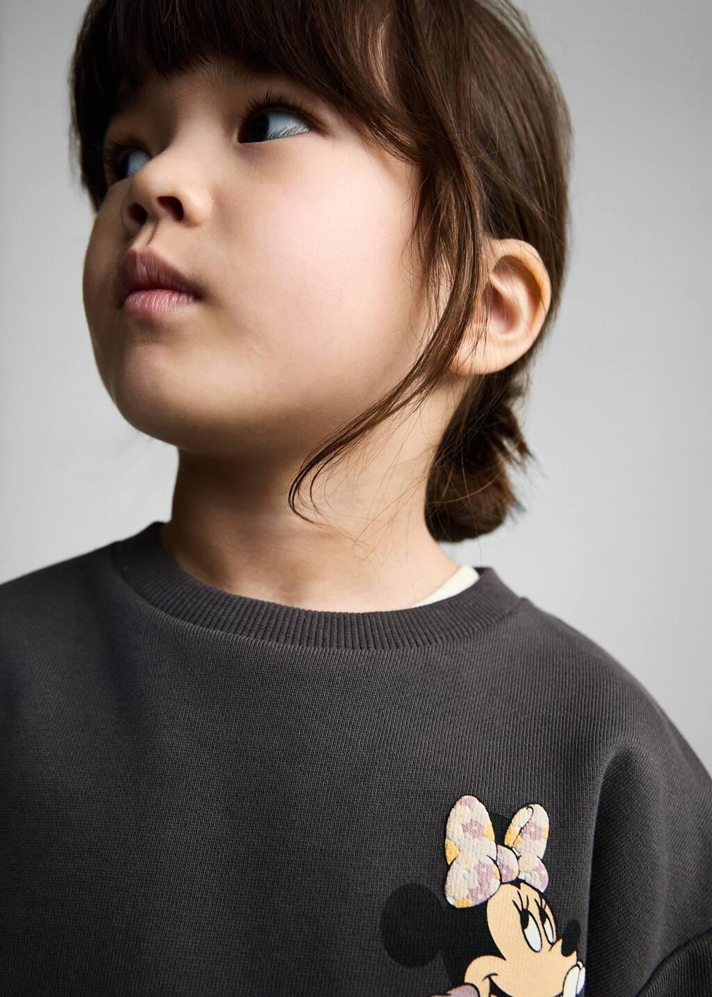 Grey Mickey Mouse Sweatshirt, Baby Girl, , large image number 2