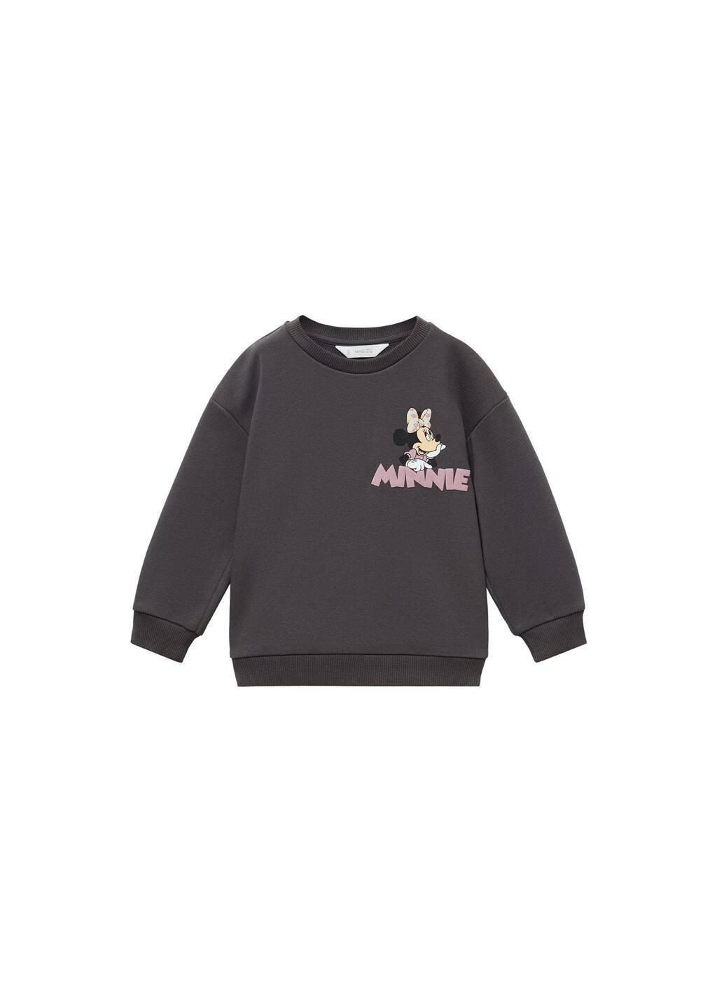 Grey Mickey Mouse Sweatshirt, Baby Girl, , large image number 4