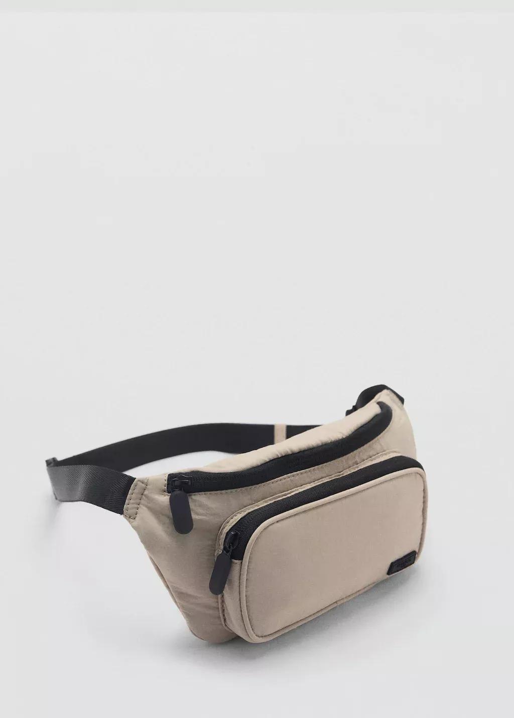 White Dual Compartment Money Belt, Kids Boy, Natural White, large image number 0