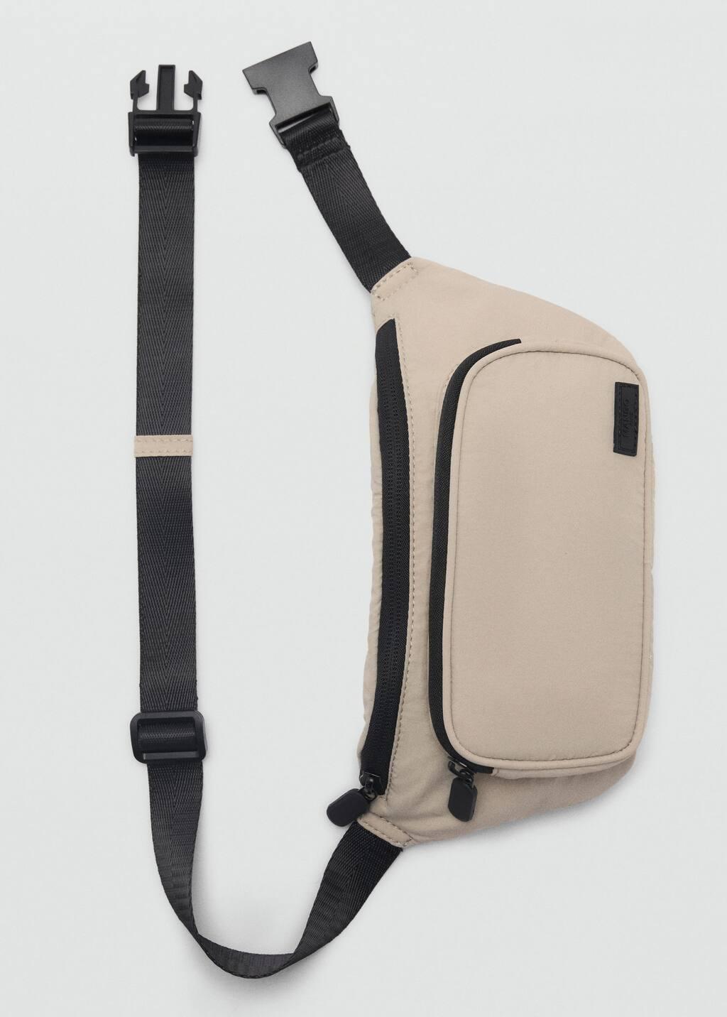 White Dual Compartment Money Belt, Kids Boy, Natural White, large image number 2