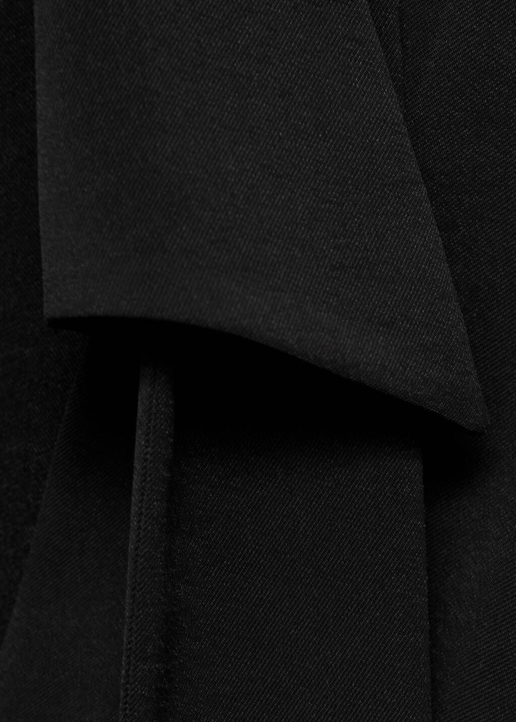 Black Knot Shirt Dress, , large image number 2