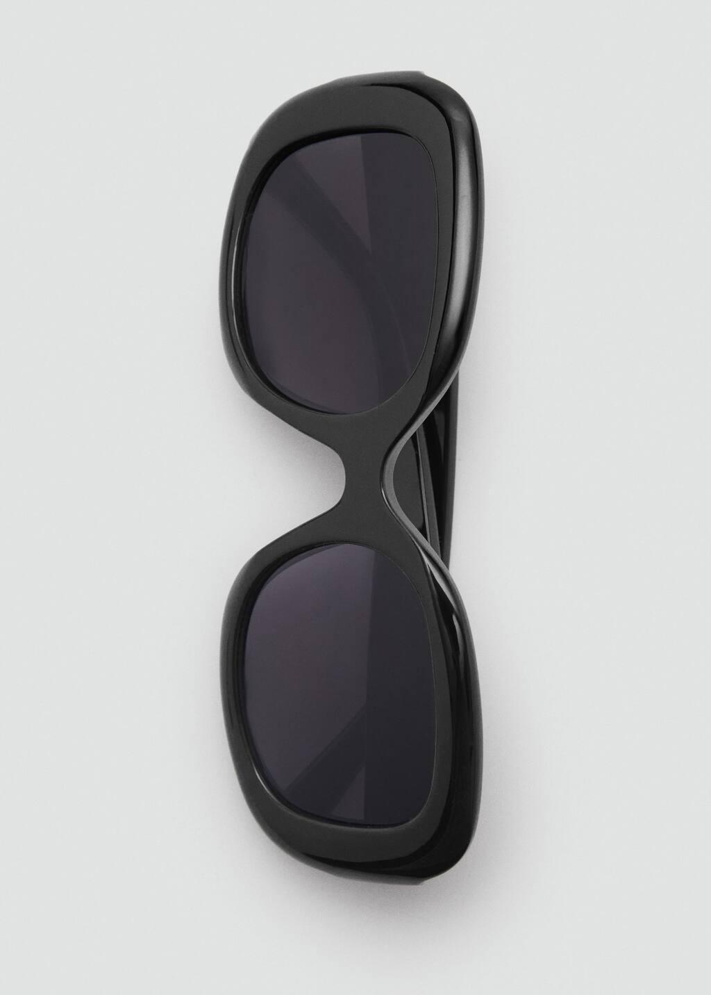 Black Squared Frame Sunglasses, 0201_99, large image number 2