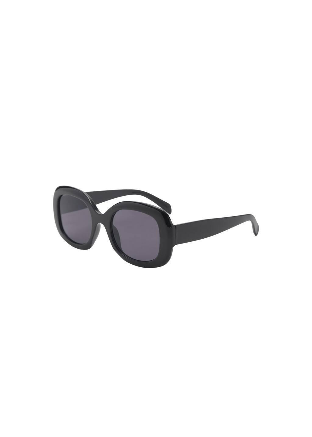 Black Squared Frame Sunglasses, 0201_99, large image number 3
