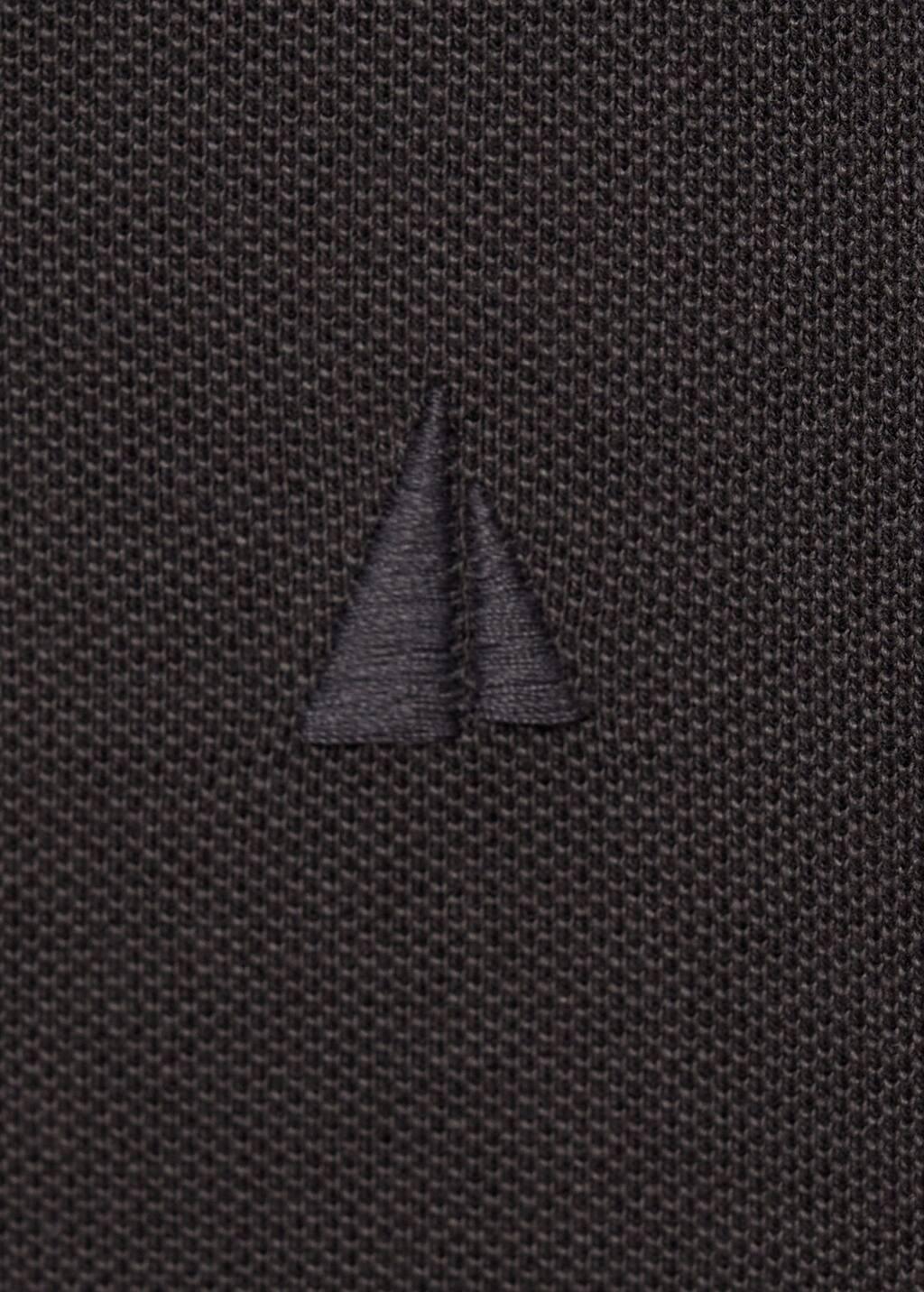 Grey Short-Sleeved Cotton Polo Shirt, Kids Boy, , large image number 2