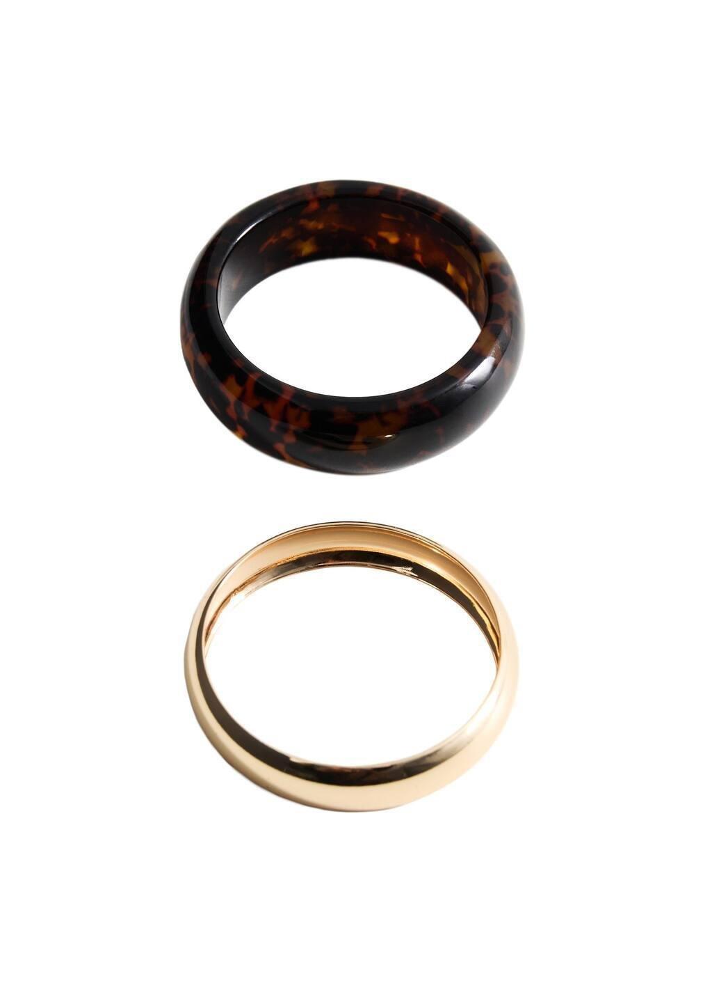 Set Of 2 Bangle Bracelets, 0201_OR, large image number 2