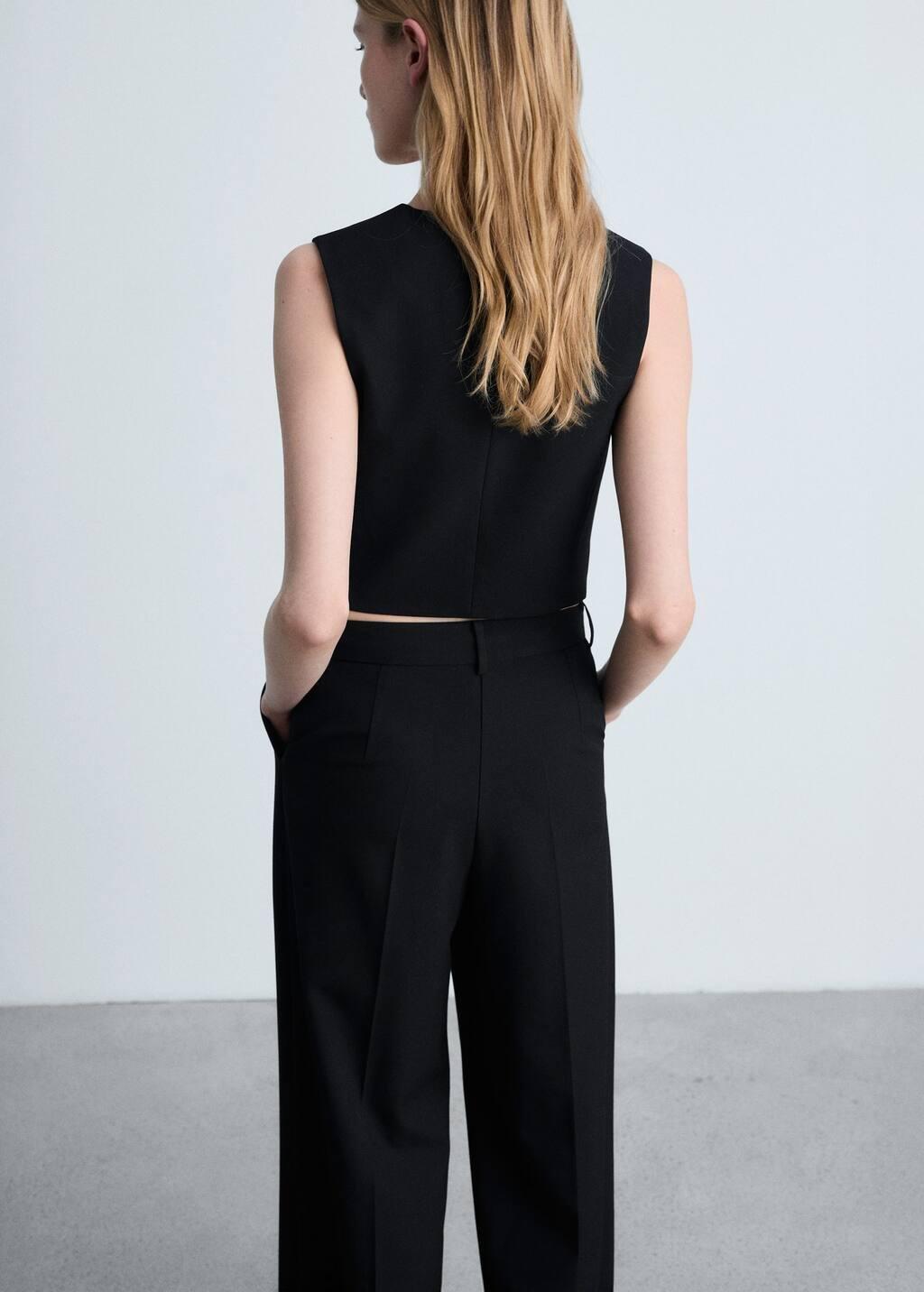 Black Suit Waistcoat, , large image number 4