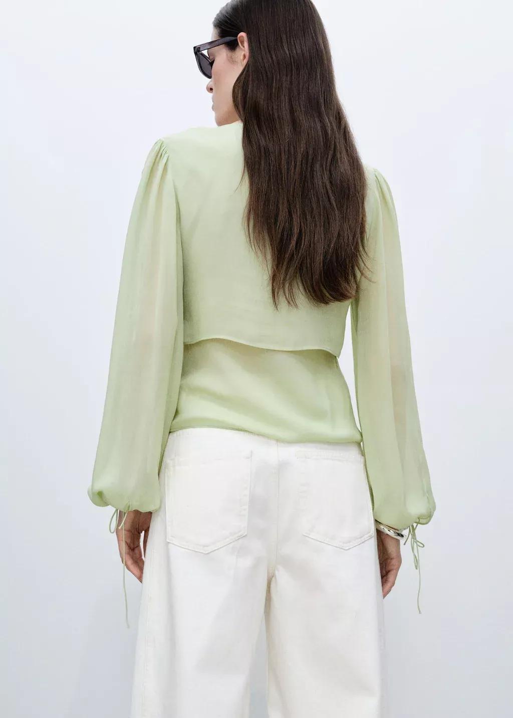Combined Frills Ruffle Blouse, , large image number 5