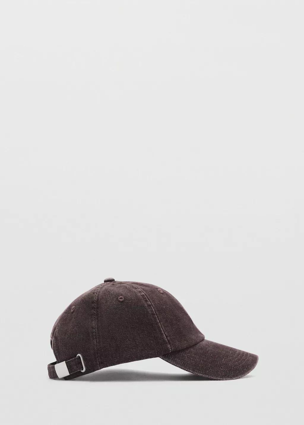Brown Cotton Visor Cap, , medium