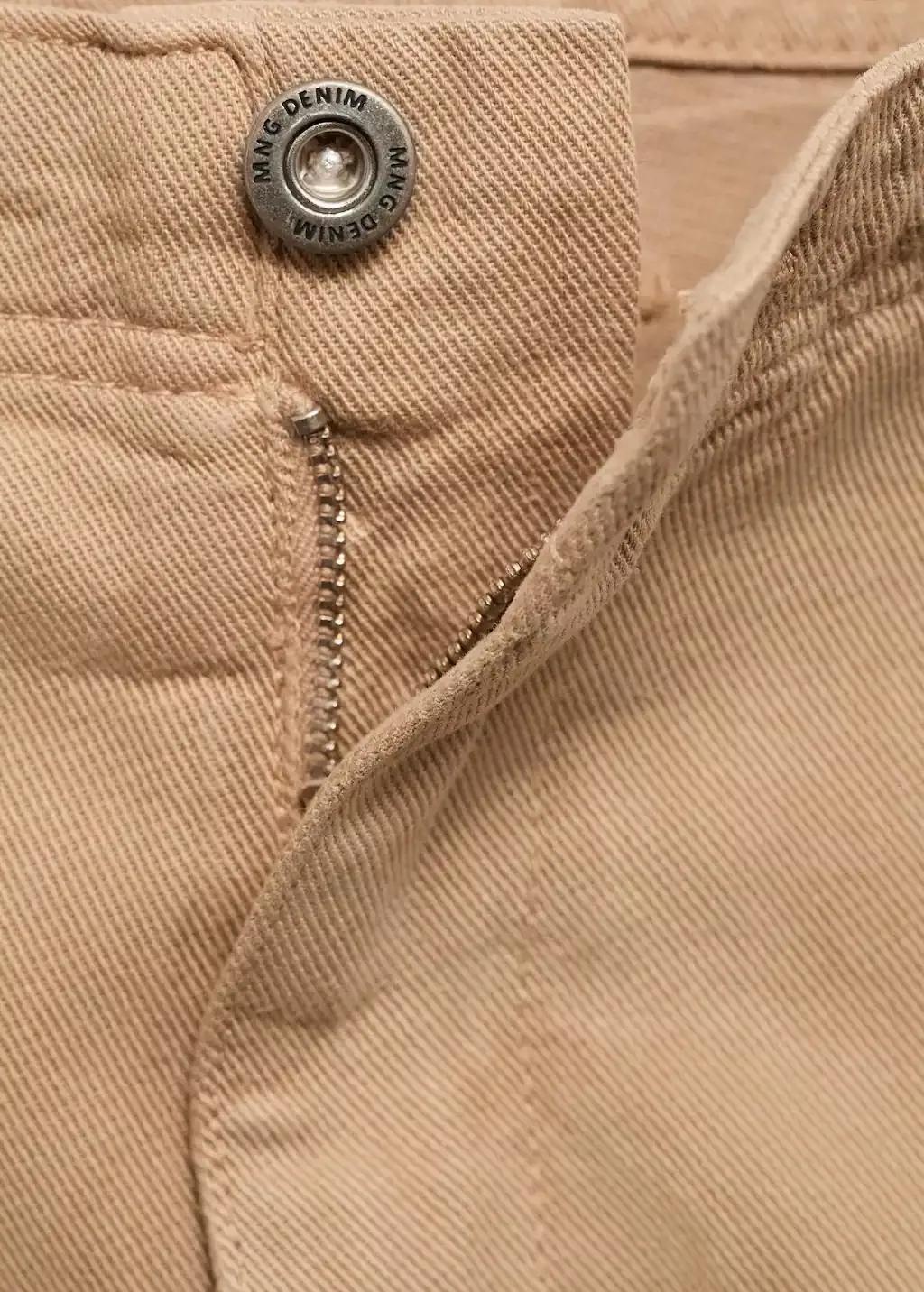 Beige Lyocell Regular-Fit Jeans, , large image number 5