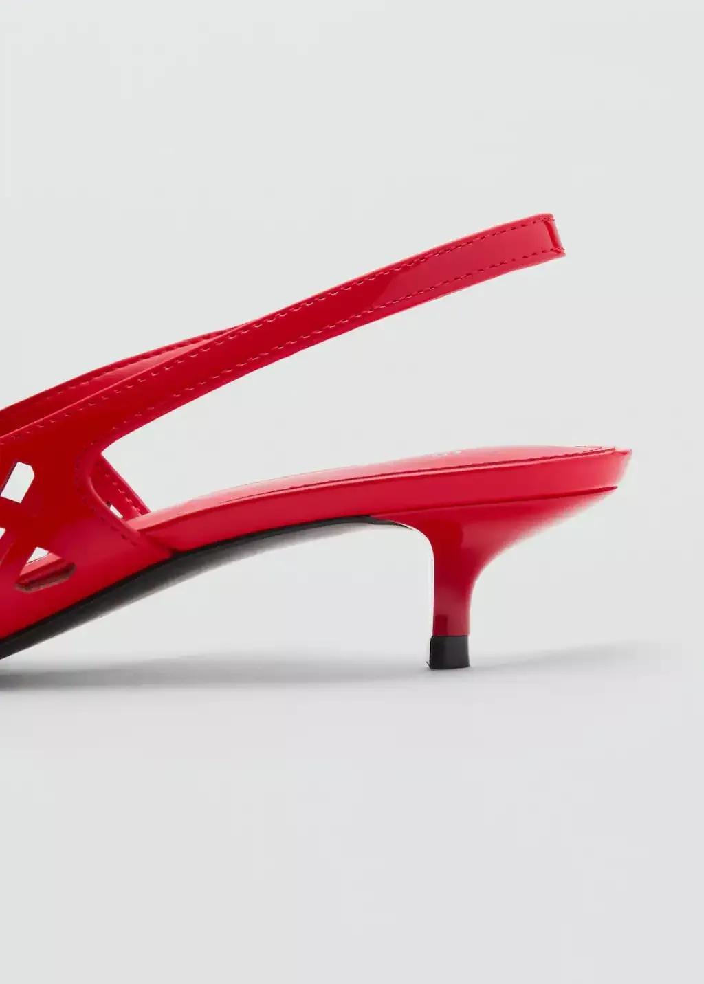 Red Die-Cut Kitten Shoes, , large image number 2