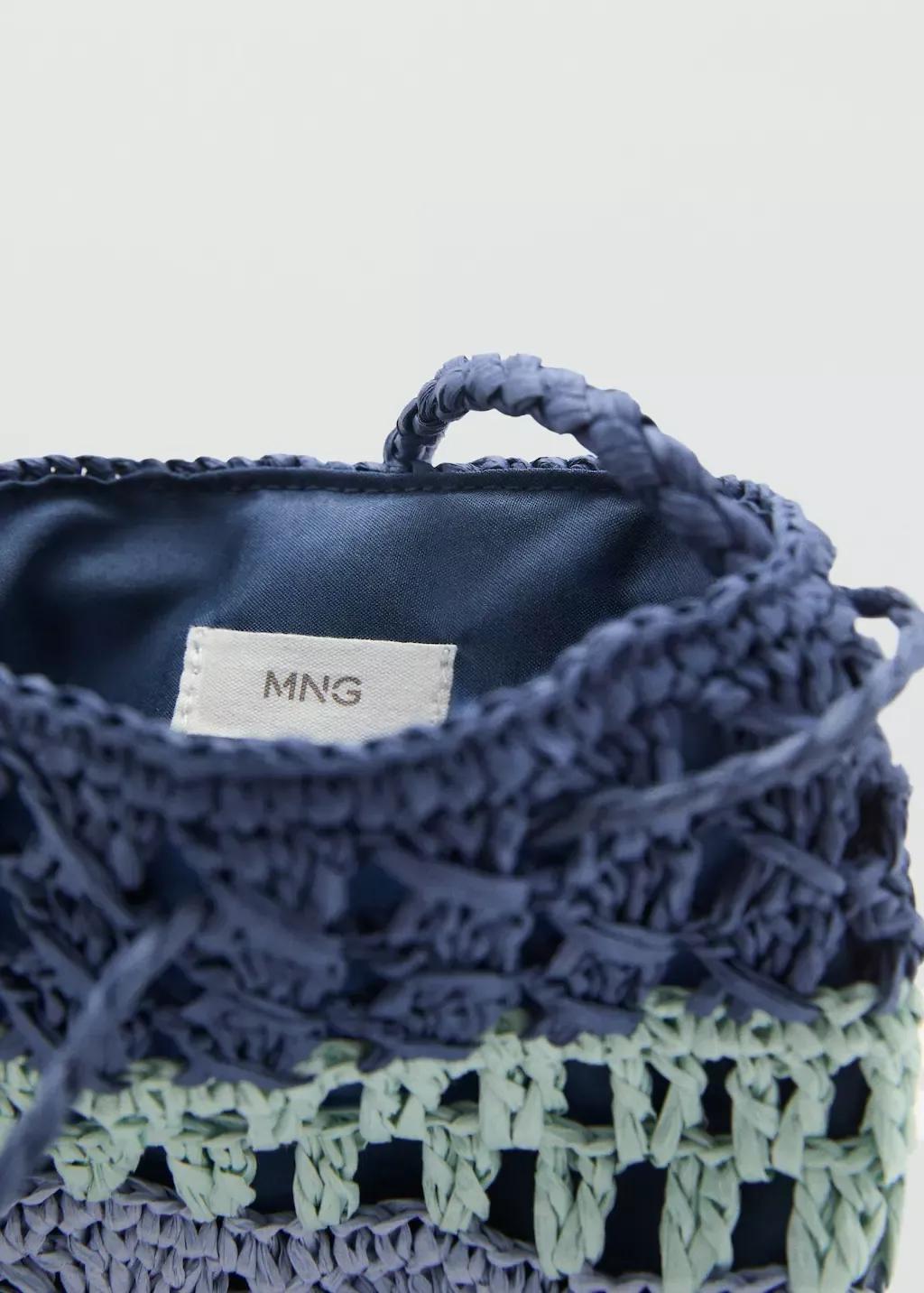 Navy Contrast Mini Bag, Kids Girl, Navy, large image number 1