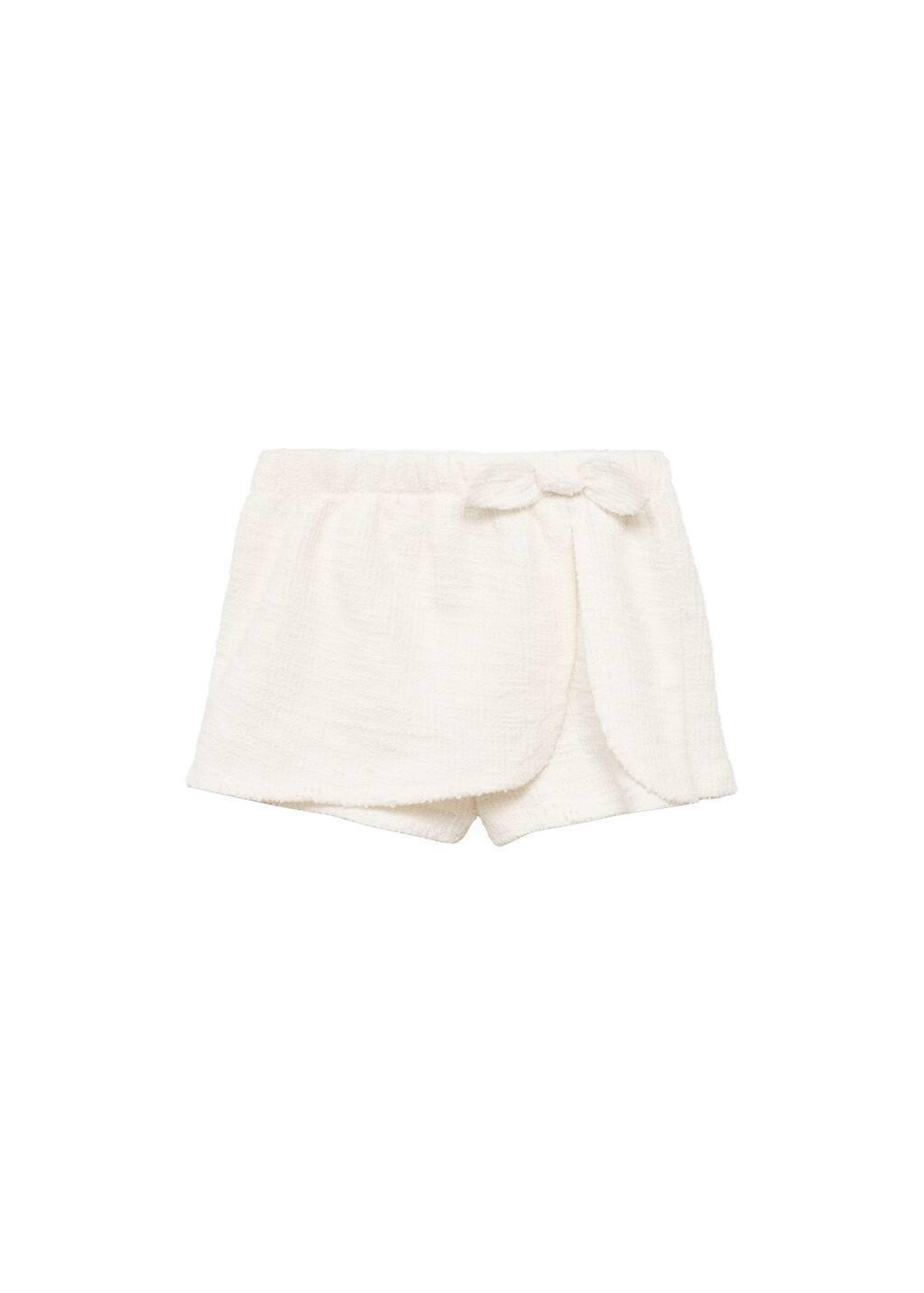 White Skort With Bow, Baby Girl, , large image number 3