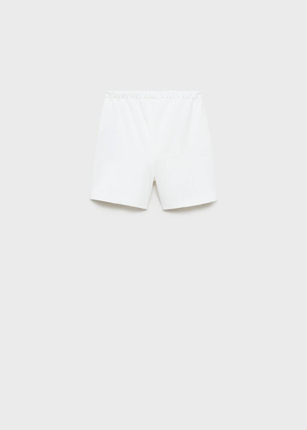 White Cotton Skort, Kids Girl, , large image number 1