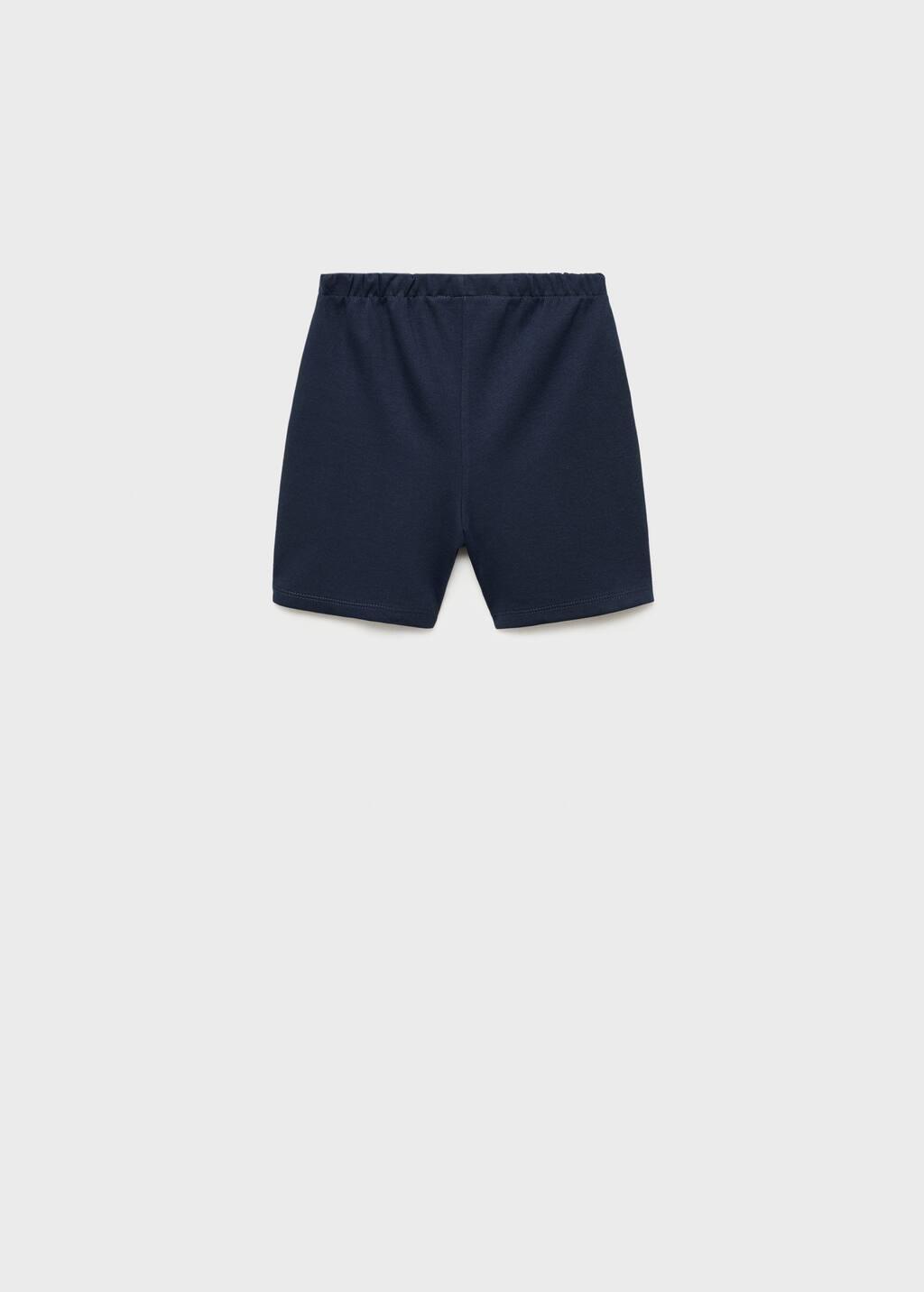 Navy Cotton Skort, Kids Girl, , large image number 2