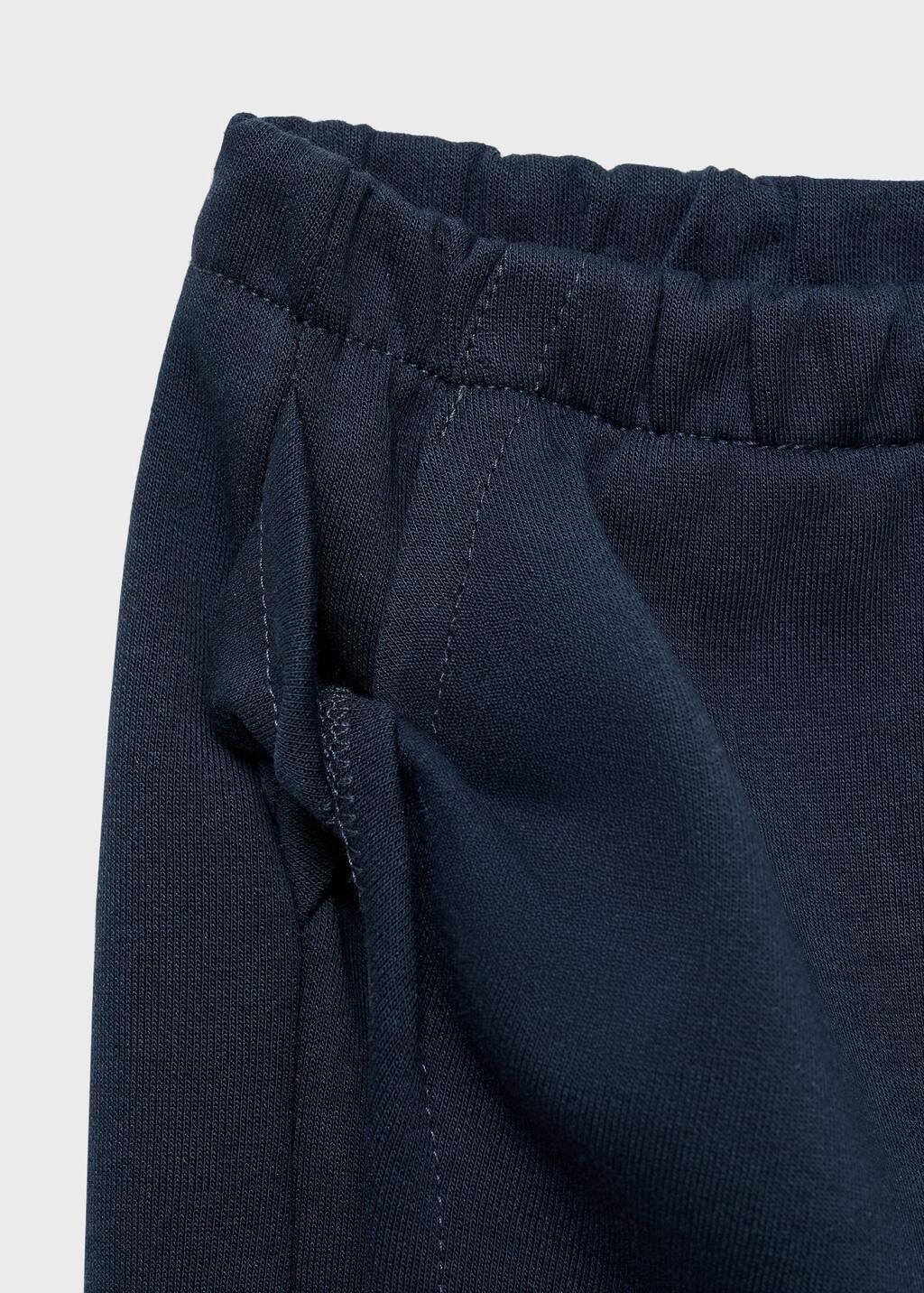 Navy Cotton Skort, Kids Girl, , large image number 4