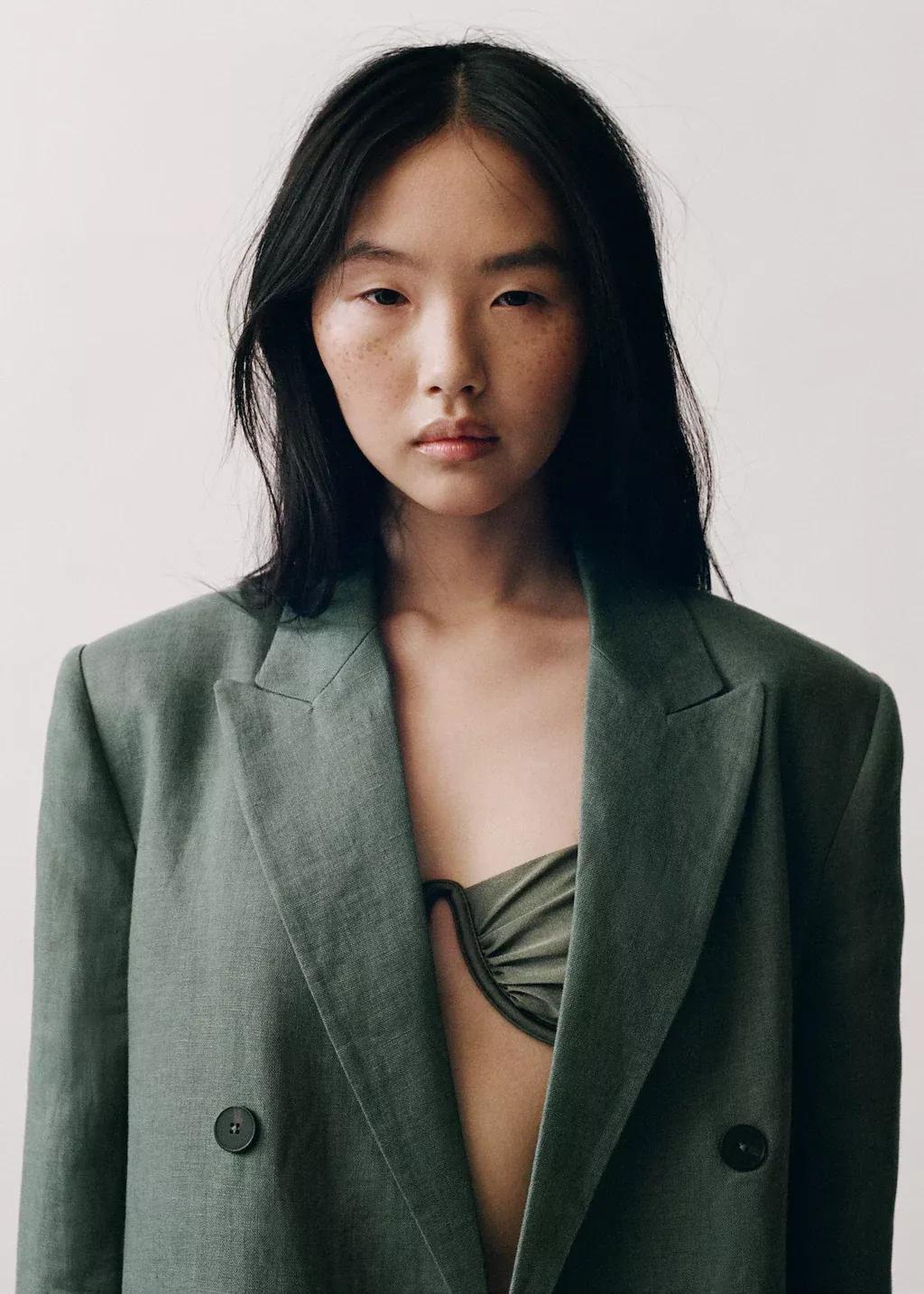 Green Linen Suit Jacket, , large image number 9