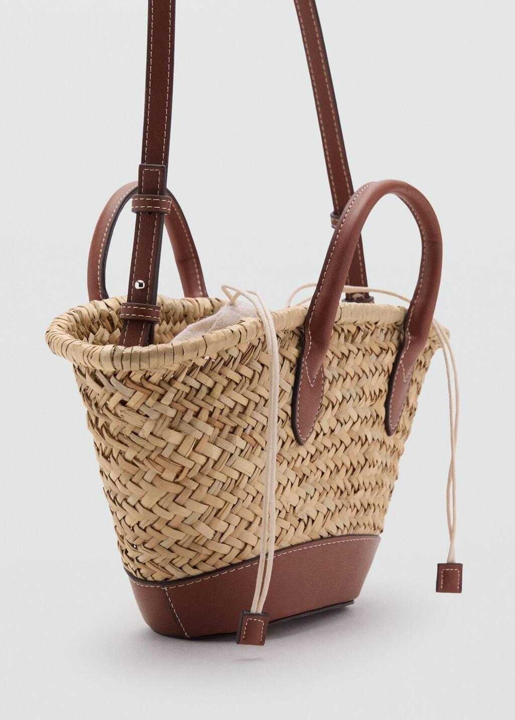 Brown Woven Handmade Basket, Medium Brown, large image number 0