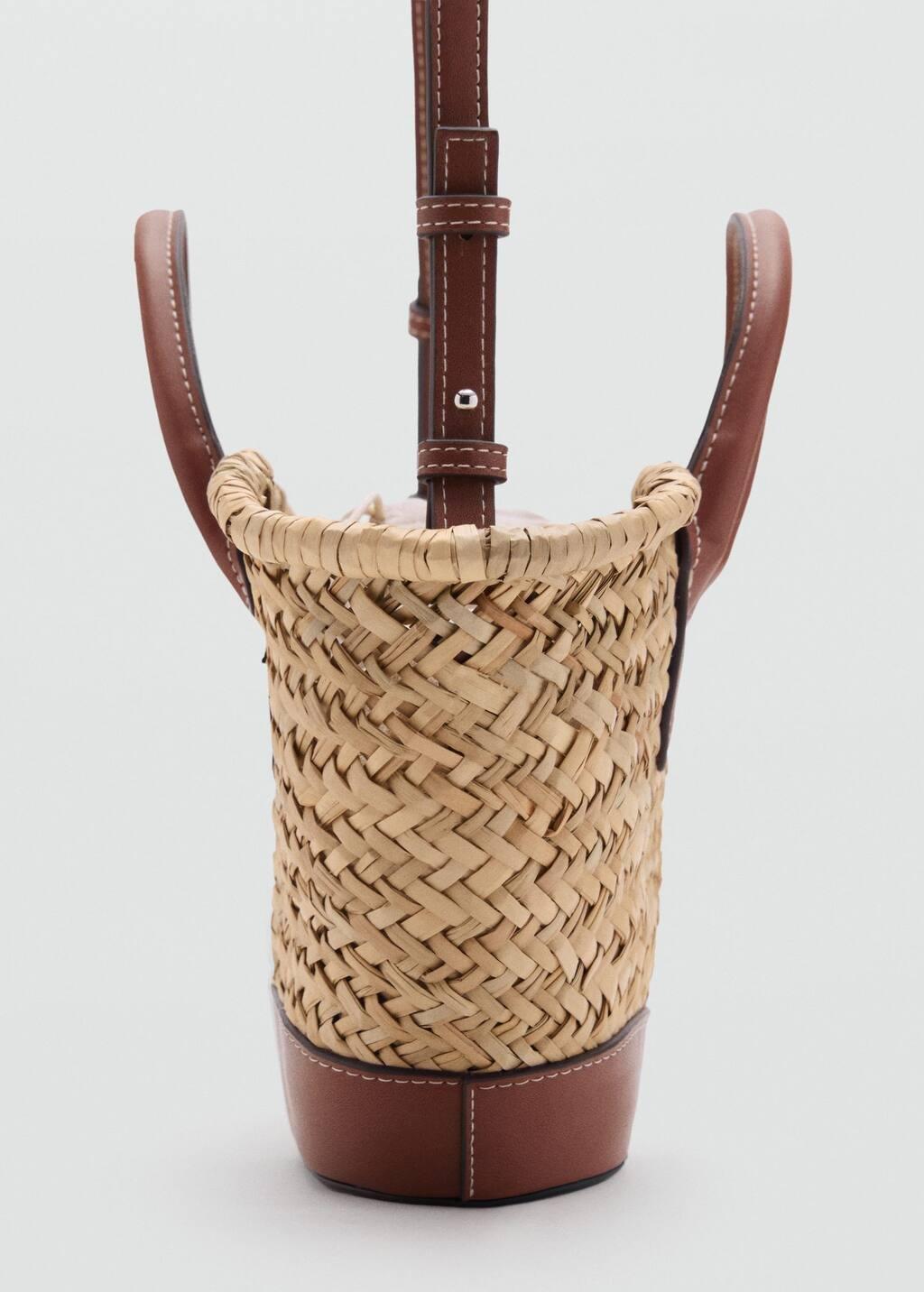 Brown Woven Handmade Basket, Medium Brown, large image number 2