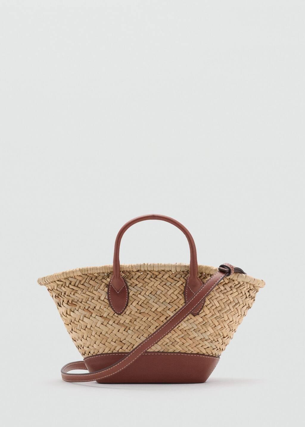 Brown Woven Handmade Basket, Medium Brown, large image number 3
