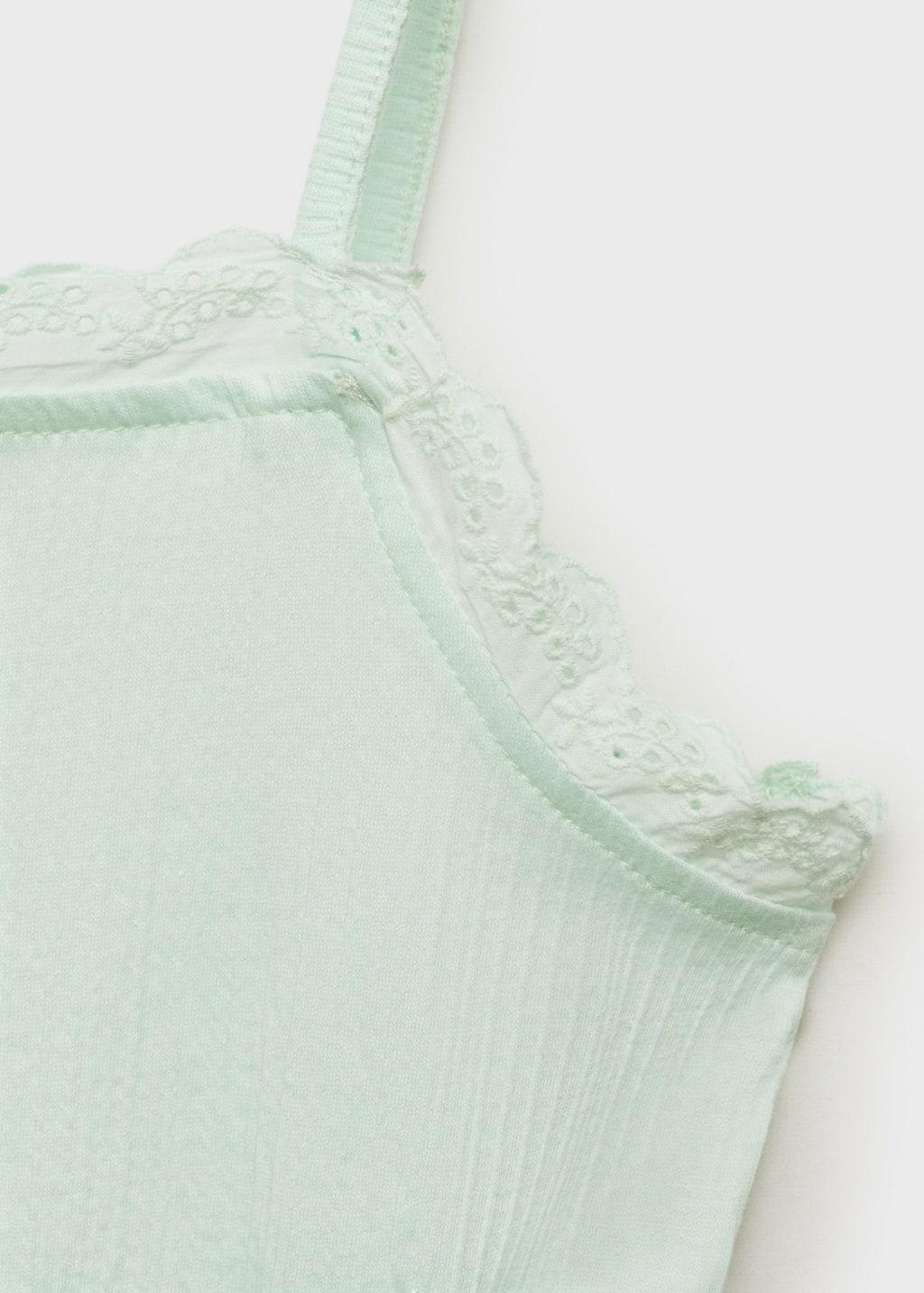 Green Top With Swiss Embroidery Detail, Kids Girl, , large image number 2