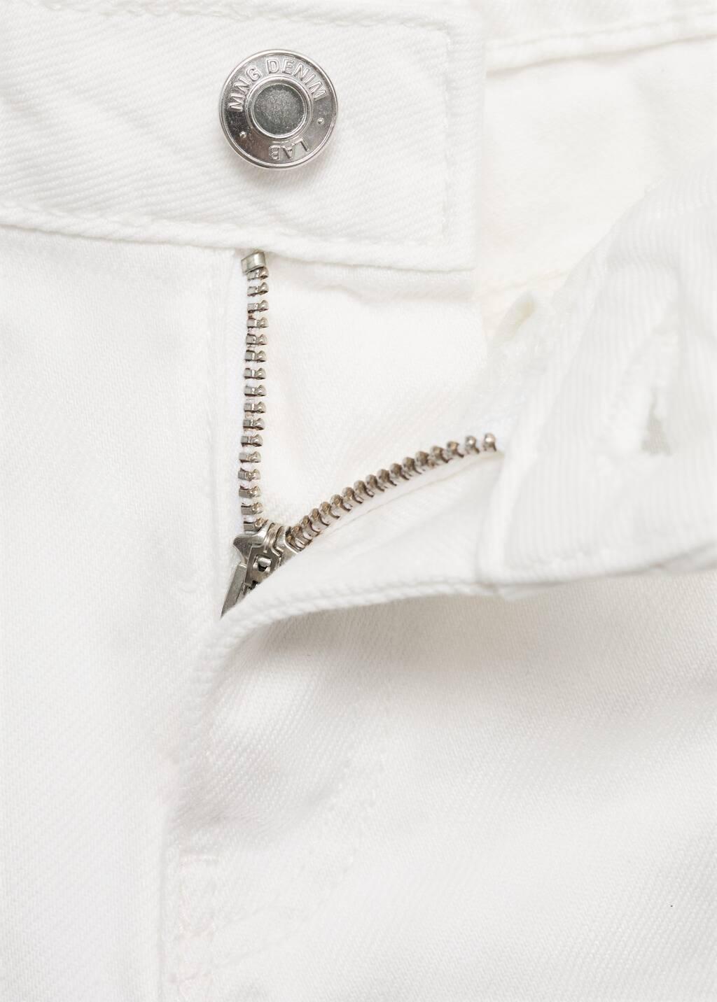 WHITE Denim Bermuda shorts, Kids Boy, , large image number 3