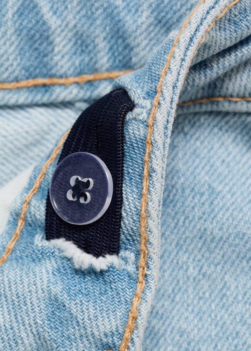 Blue Denim Bermuda Shorts, Kids Boy, , large image number 1