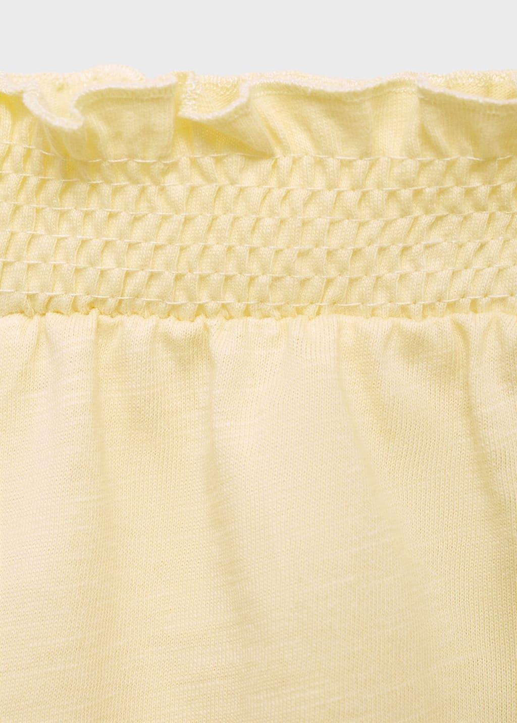 Yellow Ruffled Shorts, Baby Girl, , large image number 2