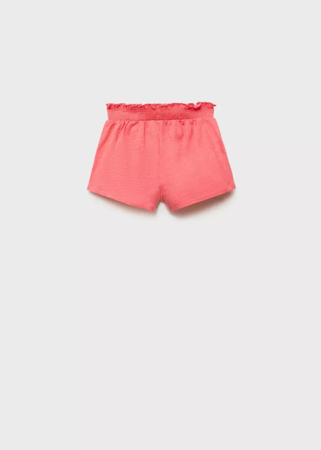 Red Ruffled Shorts, Baby Girl, , large image number 1