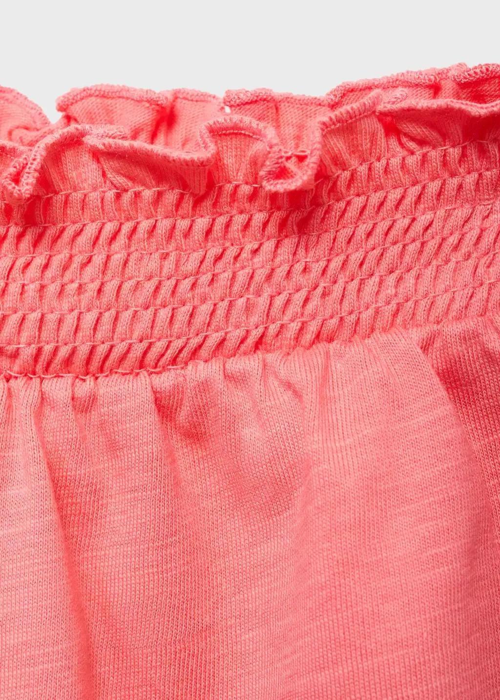 Red Ruffled Shorts, Baby Girl, , large image number 2