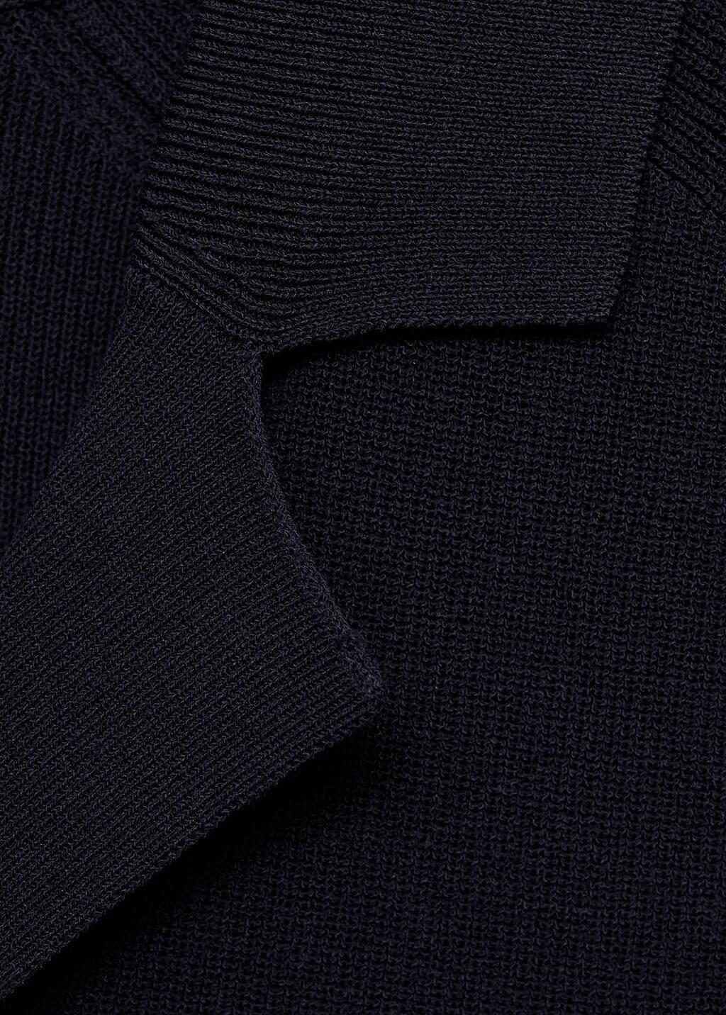 NAVY Fine knit shirt, , large image number 4