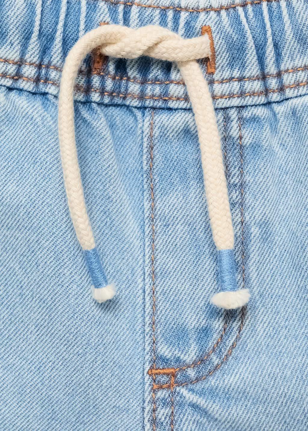 OPEN BLUE Denim cargo shorts, Baby Boy, , large image number 4