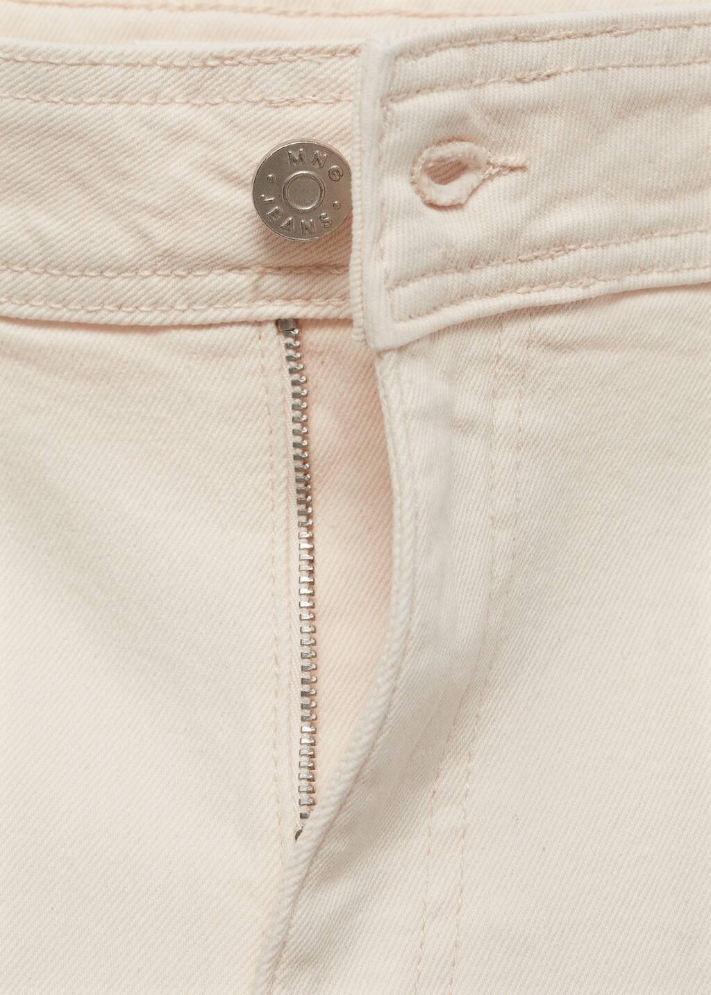 White Catherine Culotte High-Rise Jeans, , large image number 3