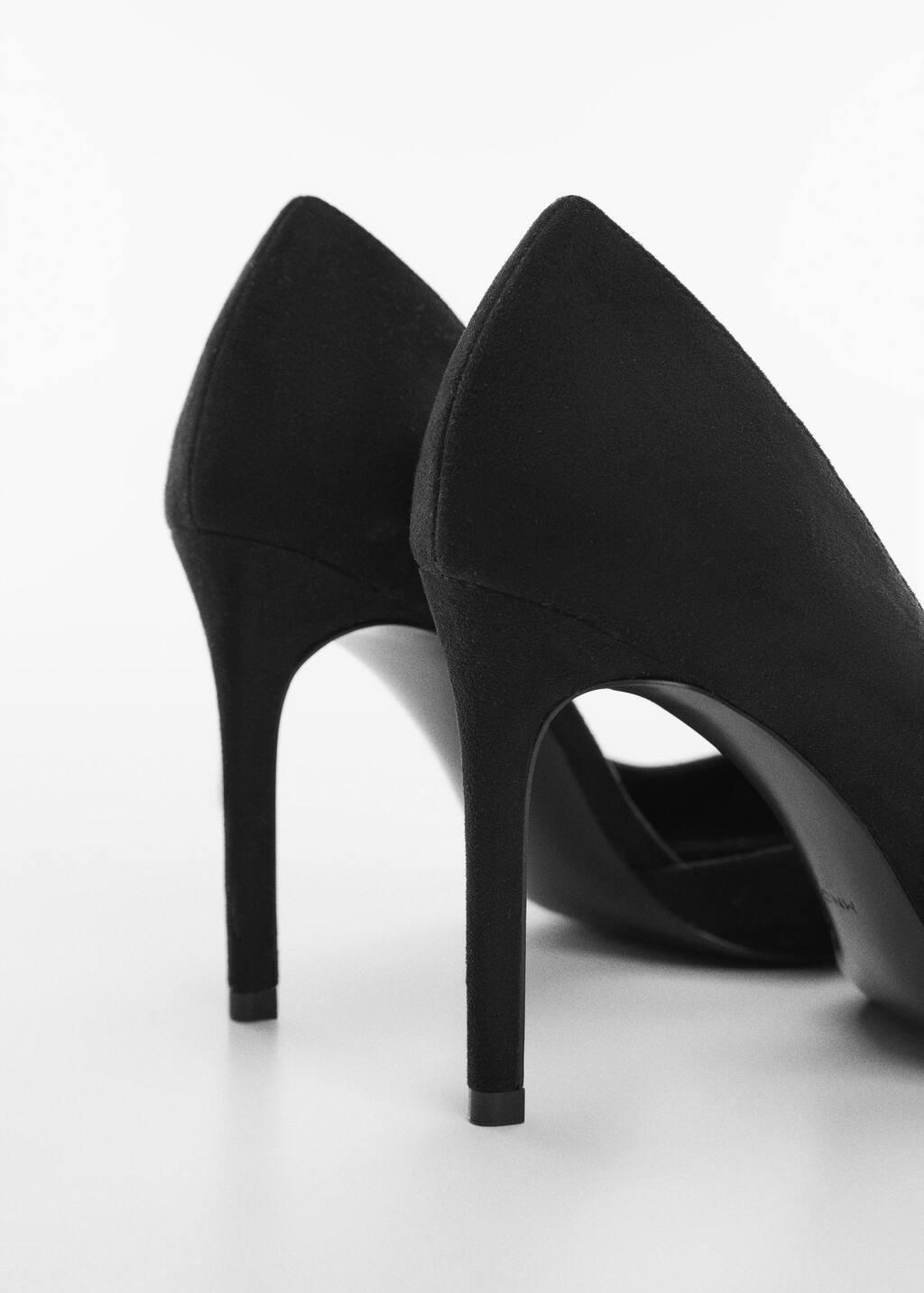 Black Asymmetrical Heeled Shoes, , large image number 1