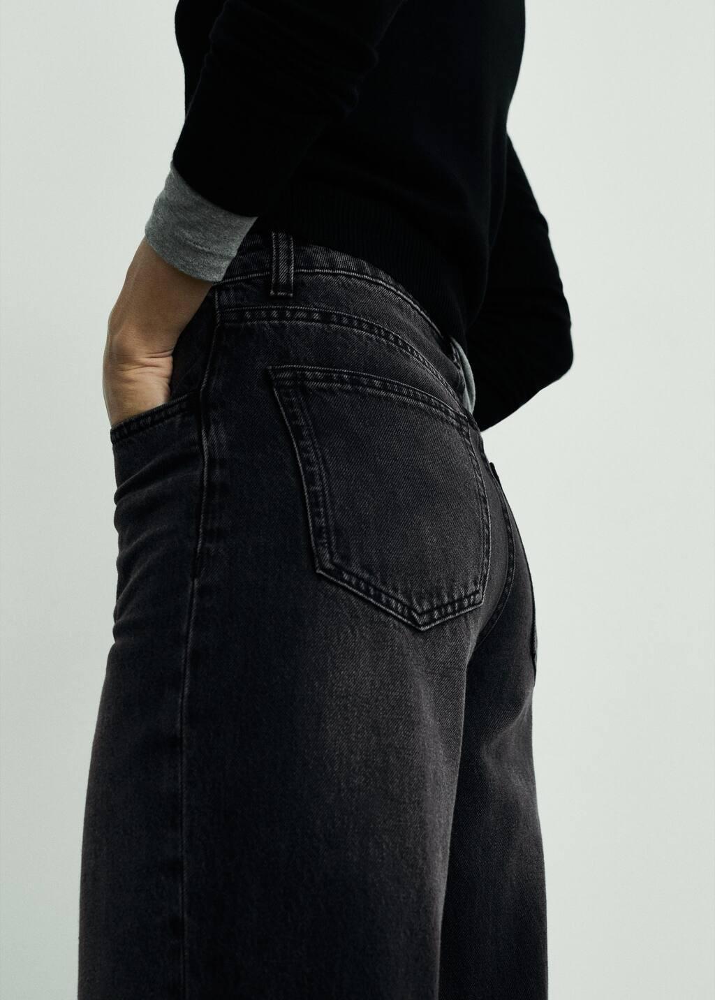 Grey Wide leg Jeans With High Waist Danila, , large image number 7