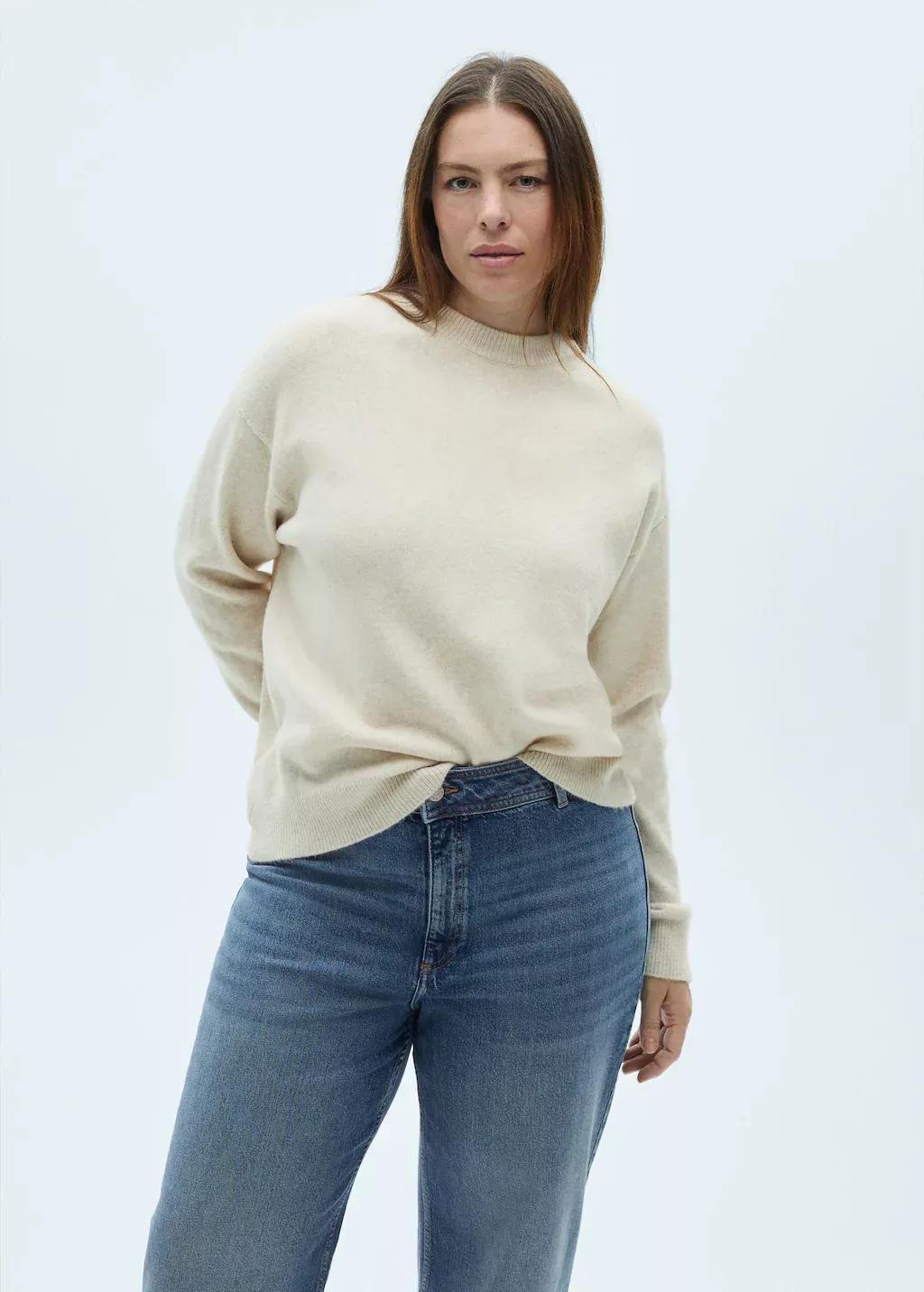 Blue Catherin Culotte High-Rise Jeans, , large image number 6