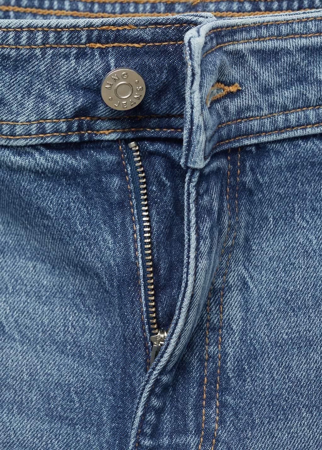Blue Catherin Culotte High-Rise Jeans, , large image number 8