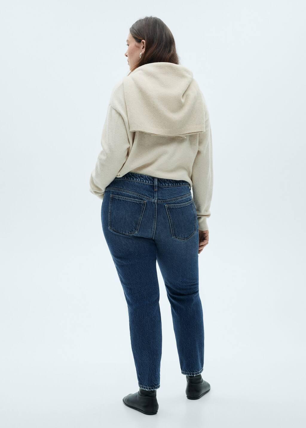 Blue Mom Jeans With High Waist Mom2000, , large image number 6