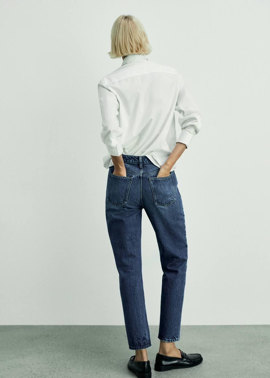 Blue Mom Jeans With High Waist Mom2000, , large image number 9