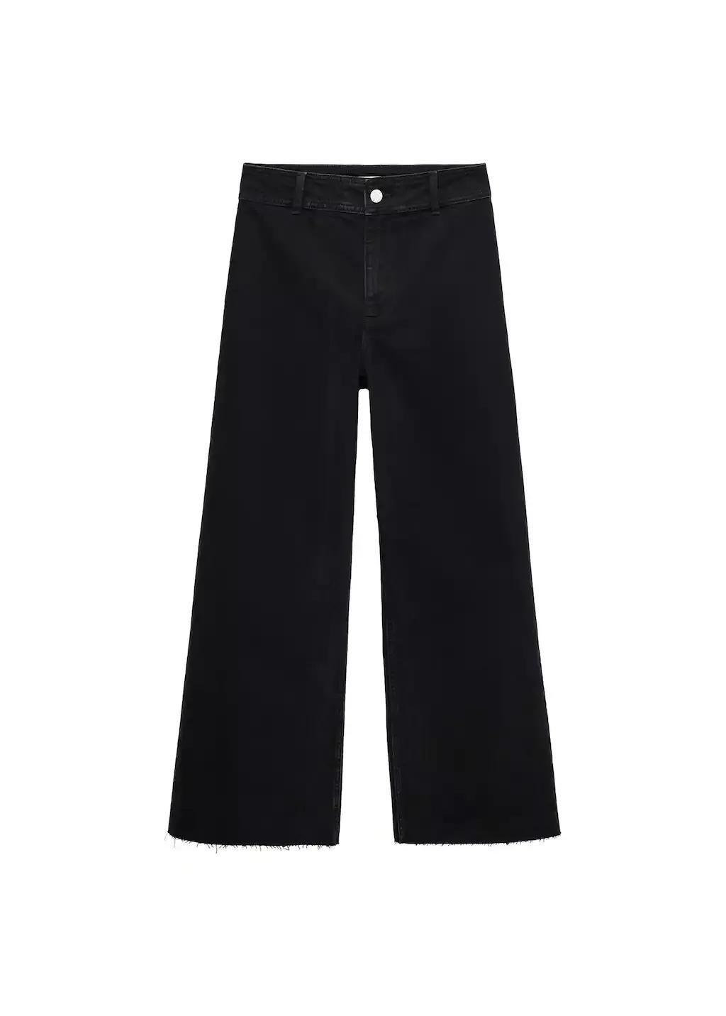 Grey Catherin Culotte High-Rise Jeans, , large image number 2