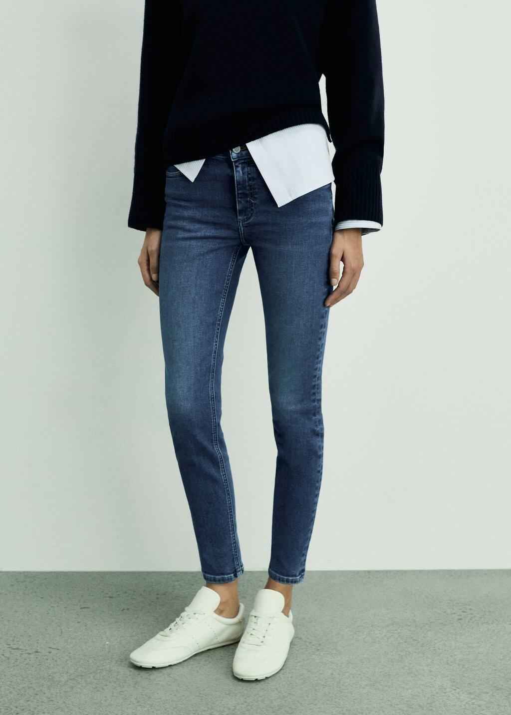 Blue Skinny Jeans Newisa With Medium Waist, , large image number 0
