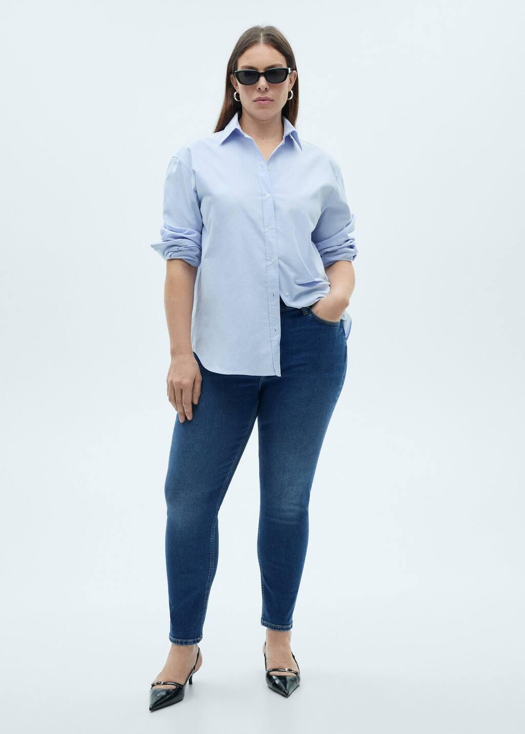 Blue Skinny Jeans Newisa With Medium Waist, , large image number 3