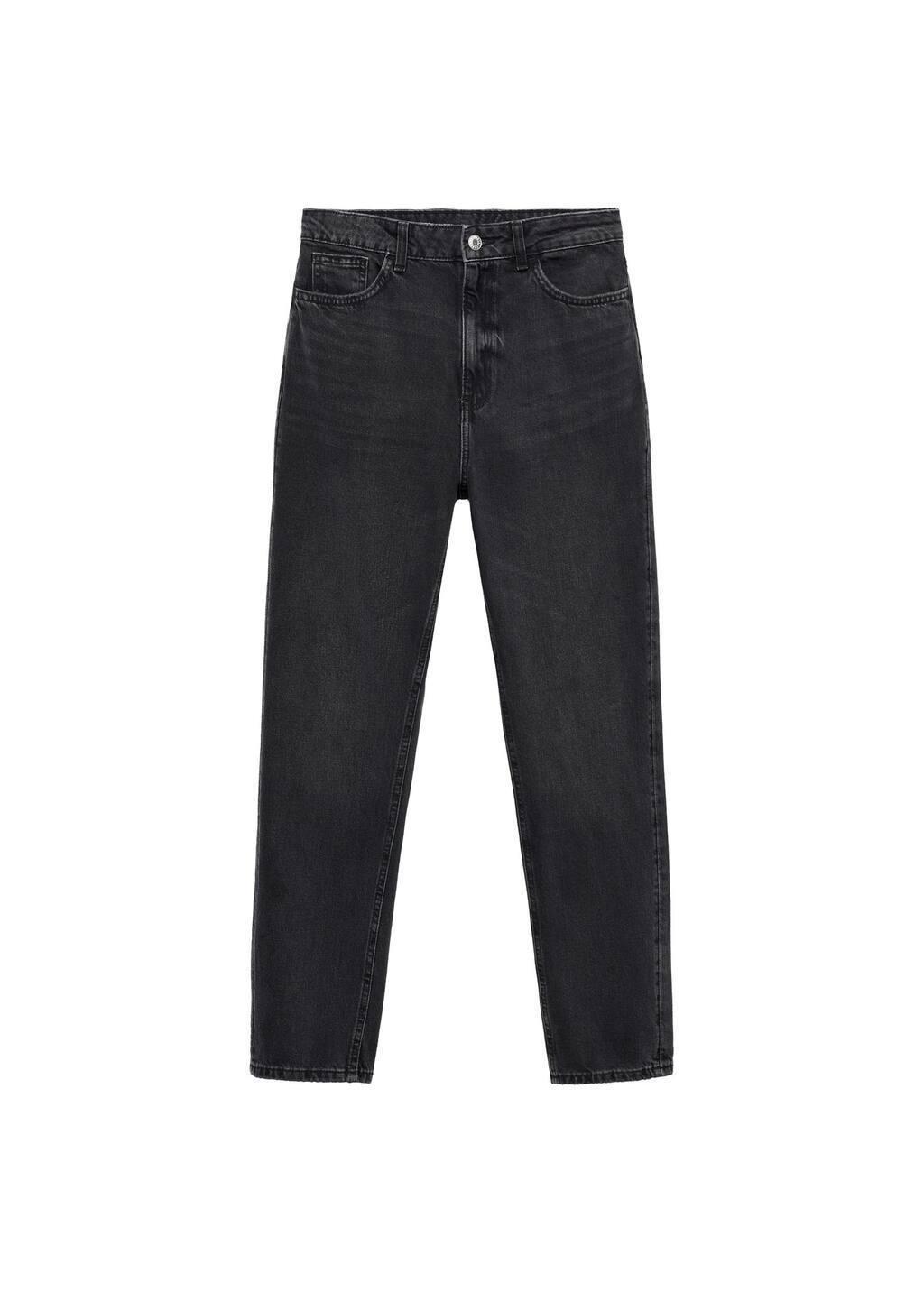 Black Mom Jeans With High Waist Mom2000, , large image number 2