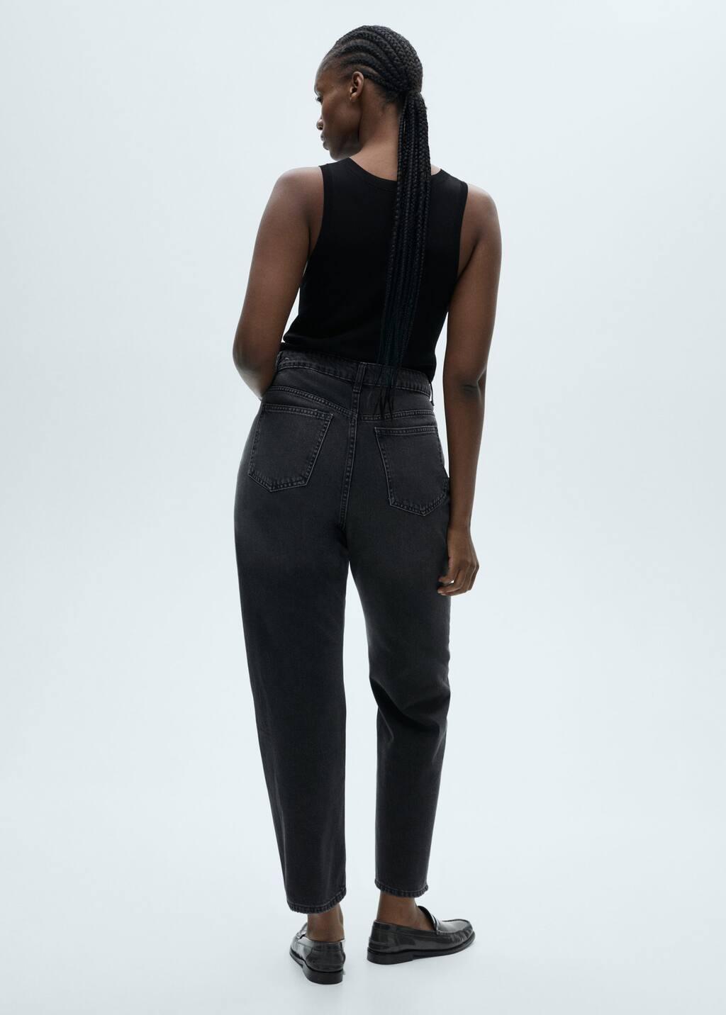 Black Mom Jeans With High Waist Mom2000, , large image number 5