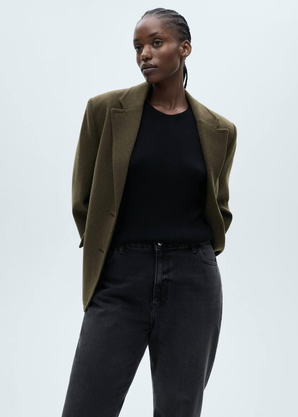 Black Mom Jeans With High Waist Mom2000, , large image number 6