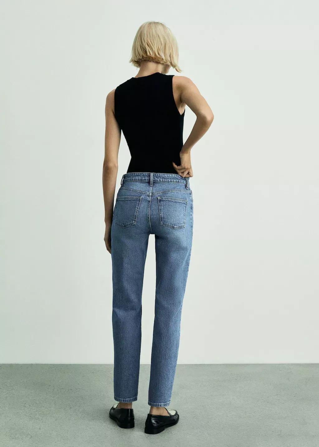 Blue New Mom Comfort High-Rise Jeans, , large image number 8