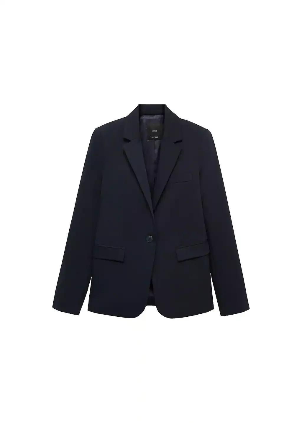 Navy Tailored Suit Blazer, , large image number 2