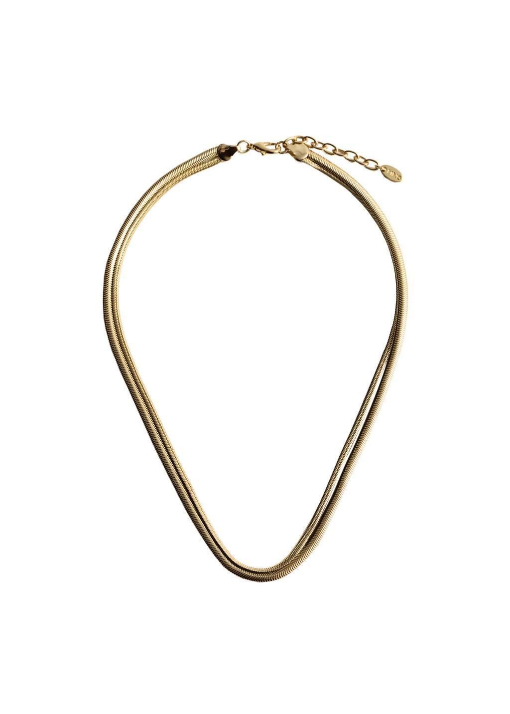 Gold Selena Necklace, Gold, large image number 3