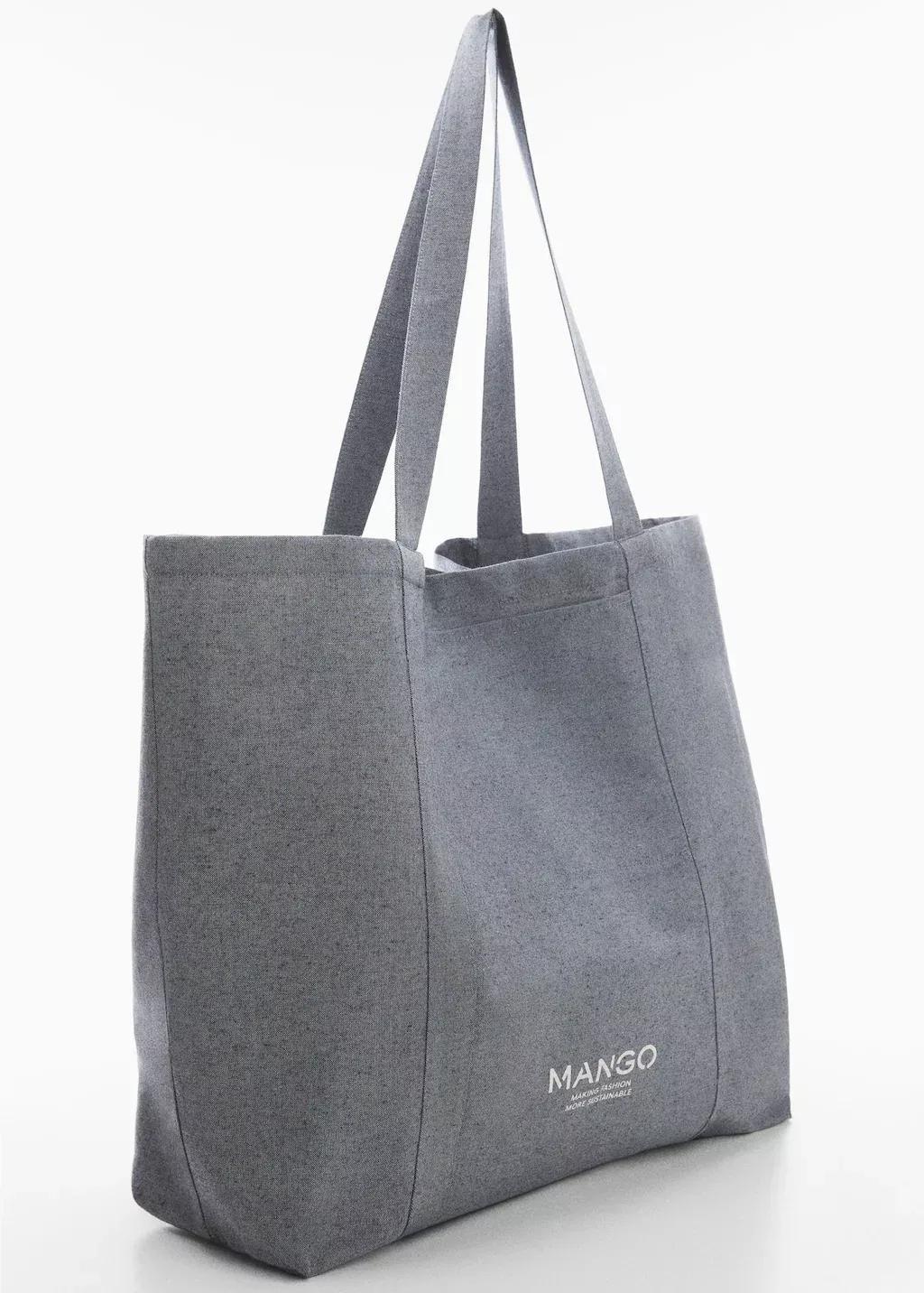 Blue Fabric Shopping Bag, 0201_TM, large image number 0